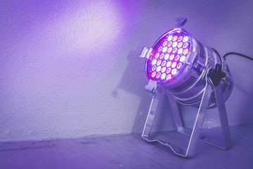 LED Veranstaltungsscheinwerfer, farbig, Textfreiraum