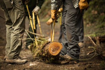 Trail work