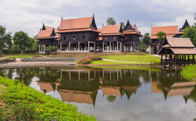 Fototapeta na wymiar Thai houses style