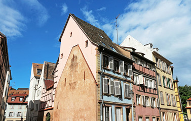 Typical half-timbered houses in Strasbourg - Alsace - France