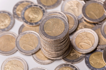 euro coins