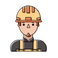 working man vector illustration