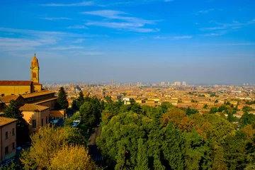 Fotobehang Landscape of Bologna, Italy © maxdonati79