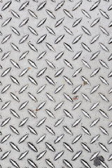 Grungy Diamond Plate Texture Background