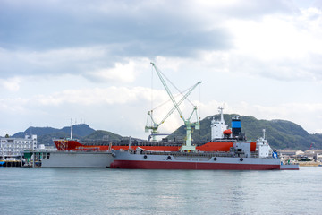 Obraz premium 造船所・造船（日本・広島・尾道）