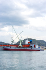 Naklejka premium 造船所・造船（日本・広島・尾道）