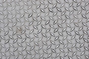 Grungy Diamond Plate Texture Background