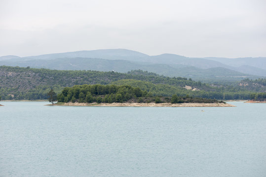 The sichar reservoir in Castellon, Valencia, Spain