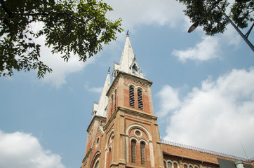 Fototapeta na wymiar Duc Ba church in Sai Gon Viet Nam