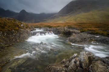 Fototapeta na wymiar The Fairy Pools, Isle of Skye