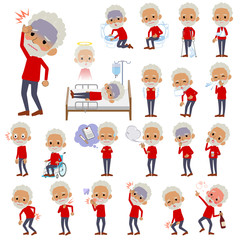 red high neck old man black_sickness