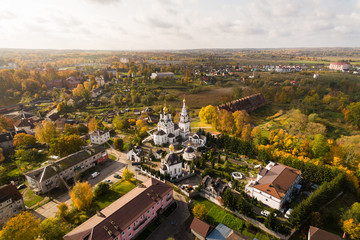 Aerial view of the Temple in Bagrationovsk