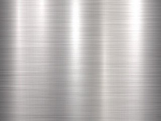 Metal horizontal abstract technology background with polished, brushed texture, chrome, silver, steel, aluminum for design concepts, web, prints, posters, wallpapers, interfaces. Vector illustration. - 177164318