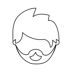 man head  vector illustration
