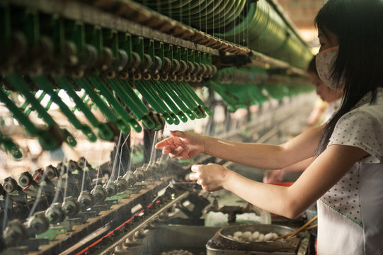 Silk production