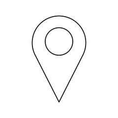 location symbol  vector illustration