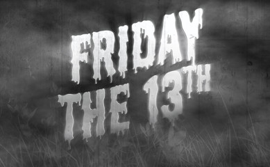 Fototapeta premium Friday the 13th Horror Movie Poster