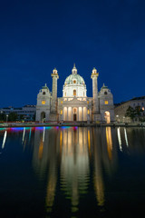 Fototapeta premium Wien, Karlskirche