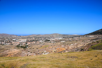 Landscape of Porto Santo Island