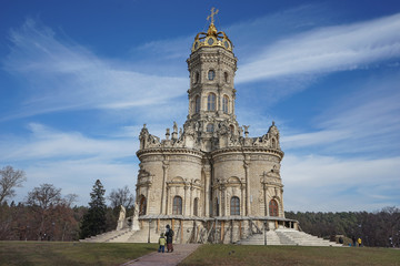 Church of the 18 century in Dubrovitsi, Moscow Region