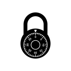 A combination lock icon
