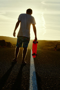 Skating into the sun