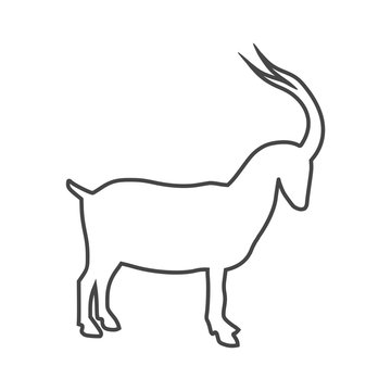 Line Goat icon
