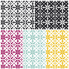 WALLPAPER. DECORATIVE FLORAL PATTERN.
Vintage design.