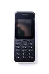 Retro Mobile Phone on a White Background