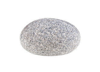 Fototapeta na wymiar Pebble stone isolated on a white background