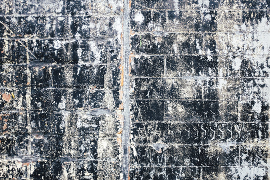 Close up old and dirty brick wall