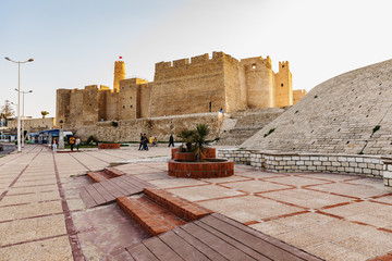 The Ribat in Monastir is nearly 1,200 years old in Monastir. Tunisia