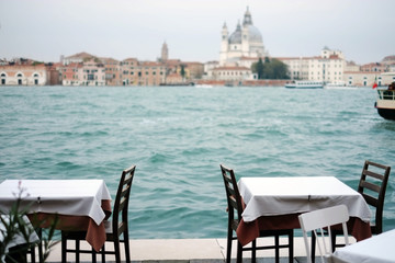 Outdoors cafe in Venice