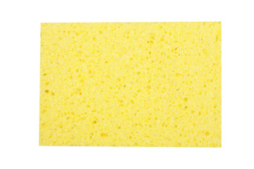 cleaning sponge for washing isolated on white background