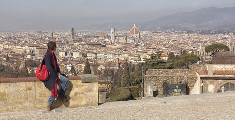 Florence. City landscape. places of Interest. Attractions.
