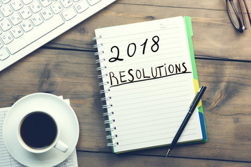 Resolutions for the 2018 concepts