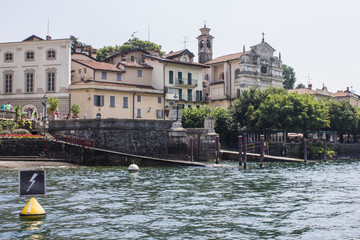 Fototapeta premium Isola Bella (lit. beautiful island), one of the Borromean Islands of Lago Maggiore in northern Italy