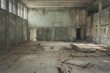 Fototapeta na wymiar Chernobyl Sport Area