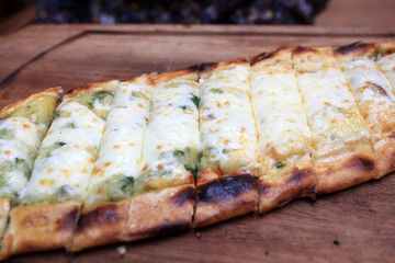 Sebzeli Pide Dish