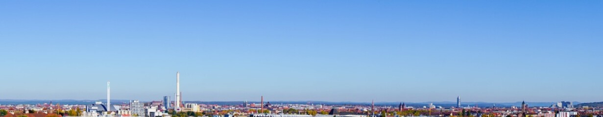 Fototapeta na wymiar Nürnberg von oben
