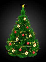 3d Christmas tree