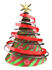 3d Christmas tree shape