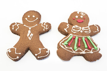 Gingerbread Couple Cookies