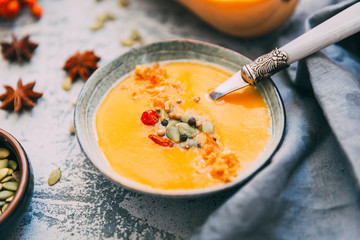 Homemade Vegetable Pumpkin soup