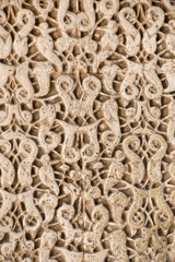 Wooden carved decoration of Alhambra