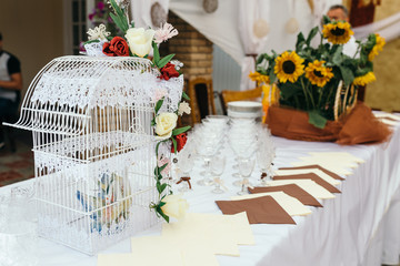 Cage for birds decor