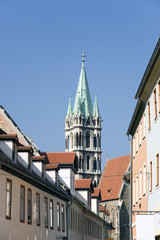 Fototapeta na wymiar Naumburger Dom St. Peter und Paul, ehemalige Kathedrale Bistum Naumburg, Naumburg, Sachsen-Anhalt, Deutschland