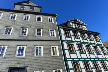 Altstadt Marburg an der Lahn in Hessen 
