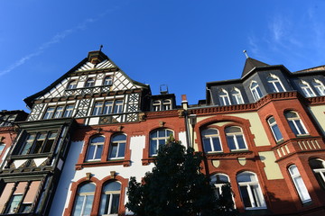 Fototapeta premium Altstadt Marburg an der Lahn in Hessen 