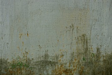 Серо зелёный фон из куска железной стены